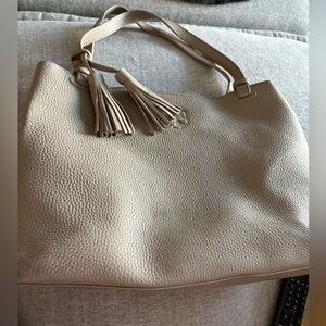 Tory Burch Thea Center-Zip Tote Bag